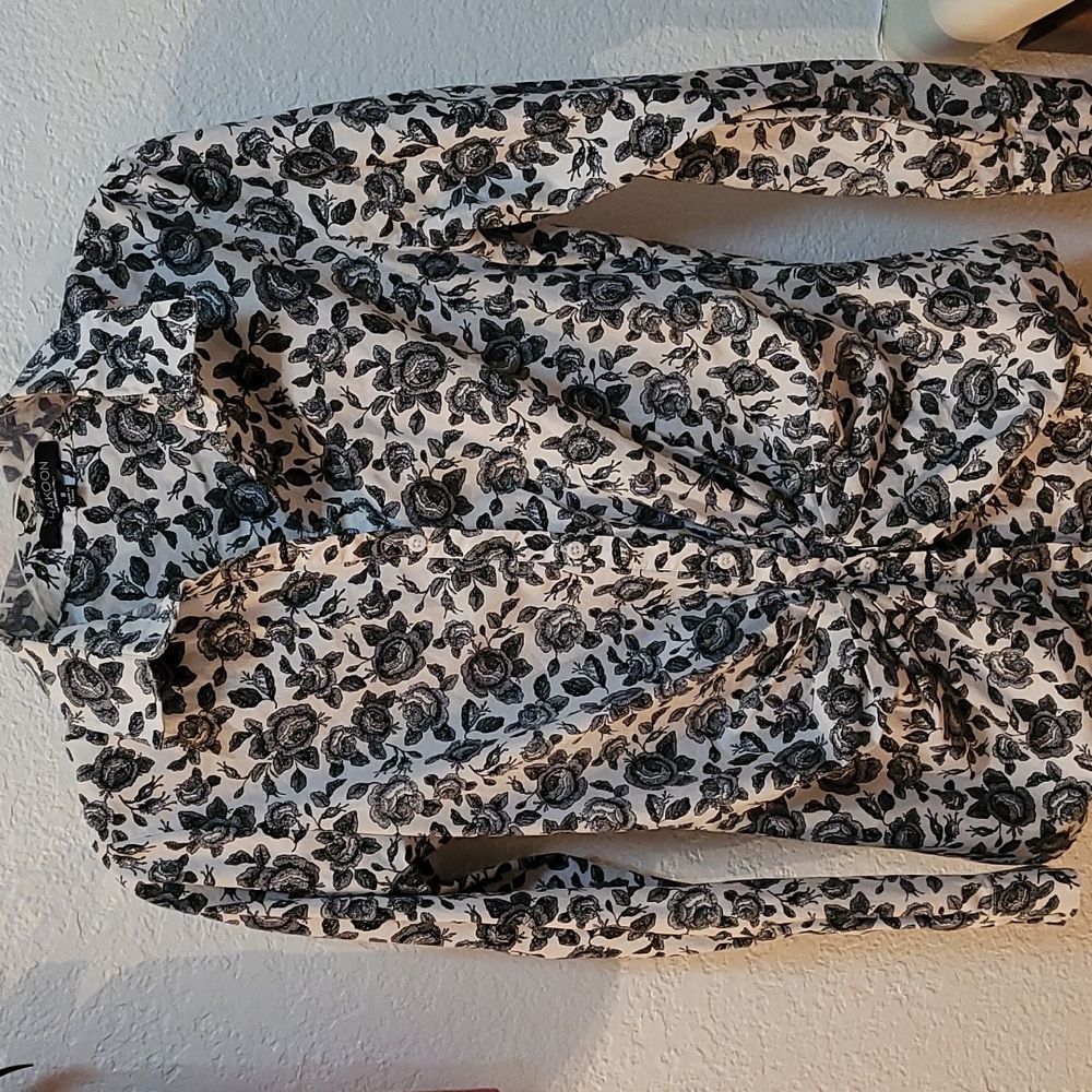 Floral button up